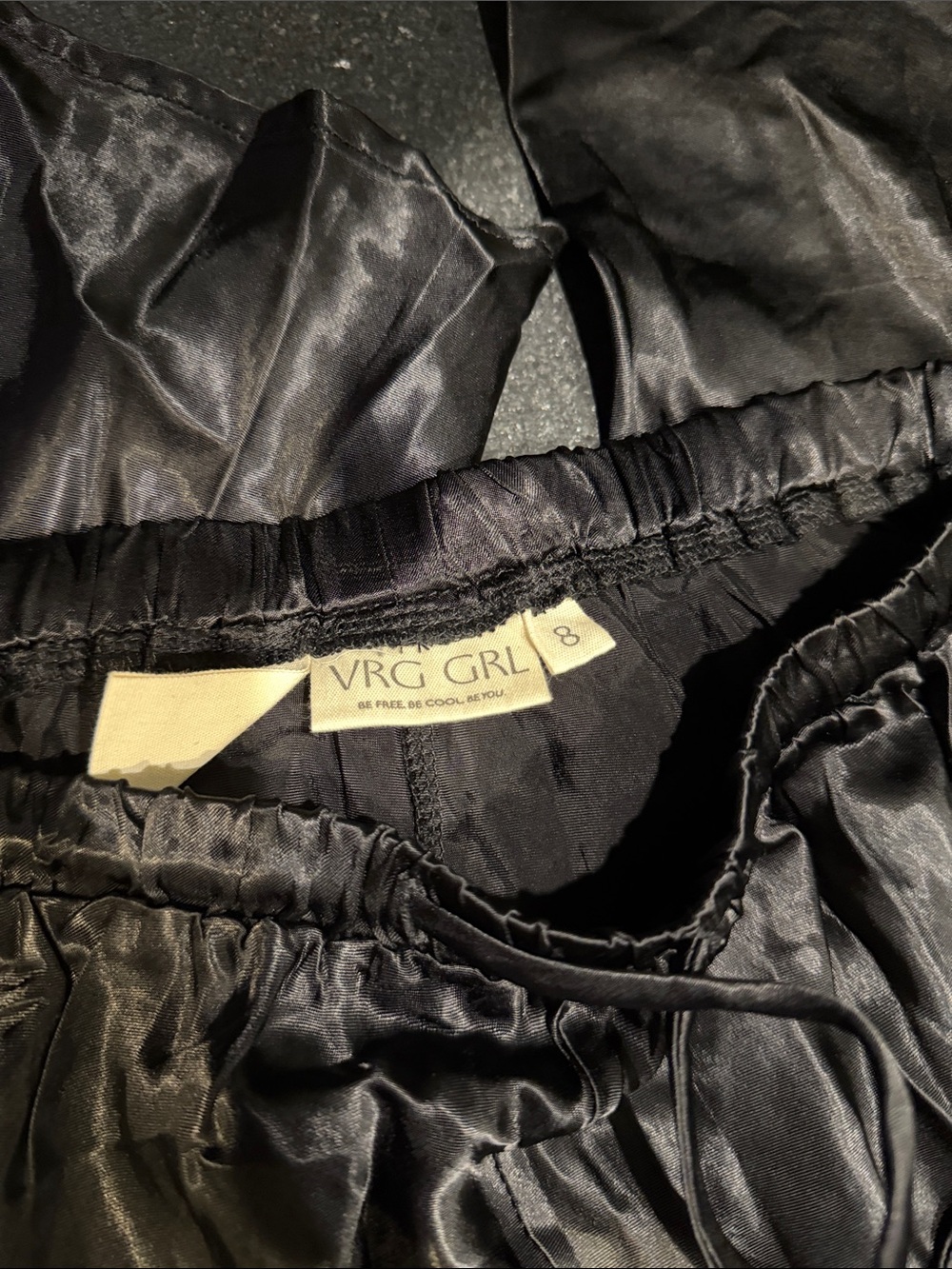 Vrg grl “silk” pants - Picture 2 of 2